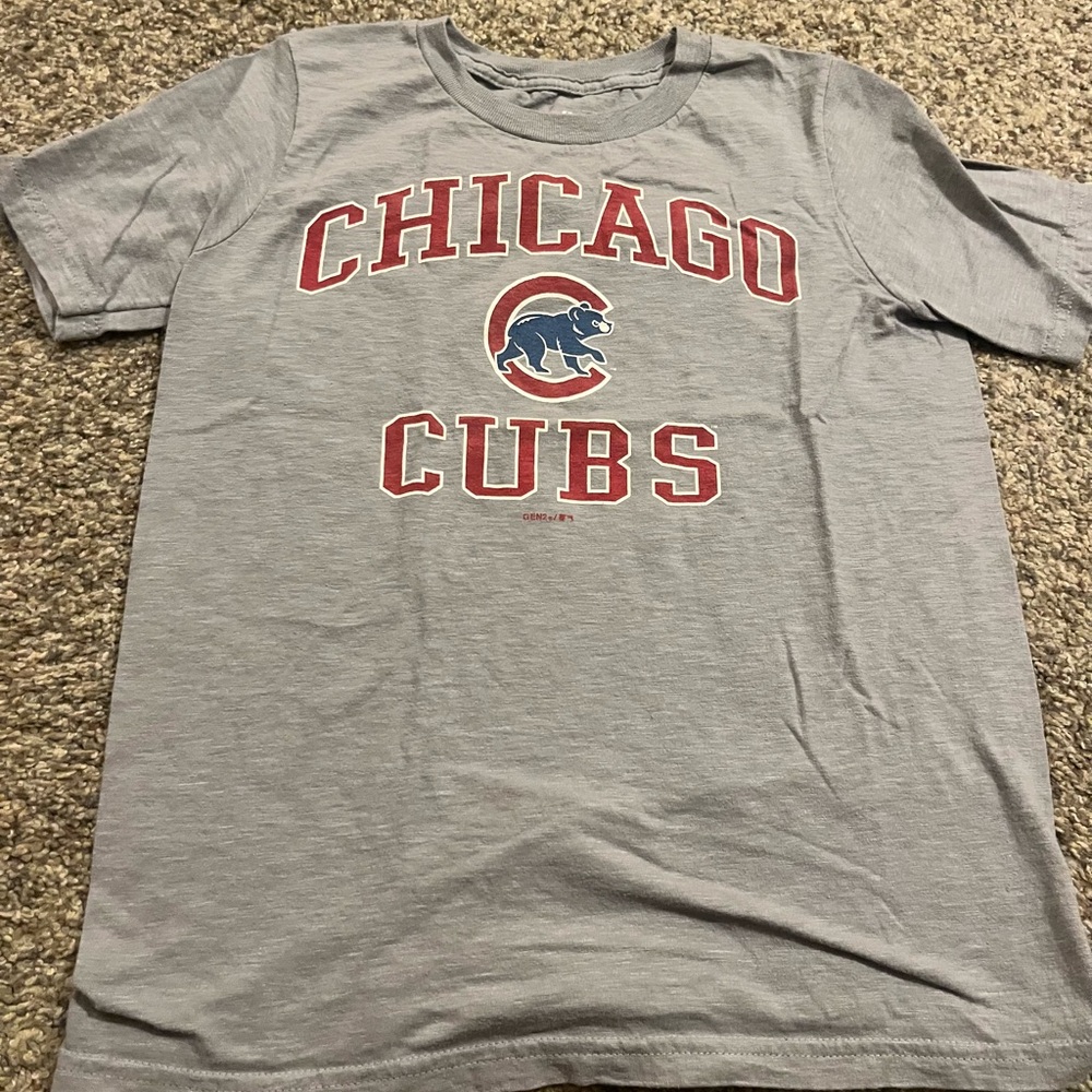 Chicago Cubs Heather Gray Tee